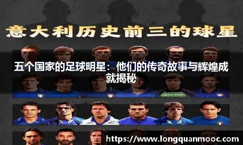 五个国家的足球明星：他们的传奇故事与辉煌成就揭秘